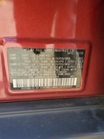 Photo 14 from auction – 2013 SUBARU OUTBACK 2. with VIN 4S4BRCAC3D3293854