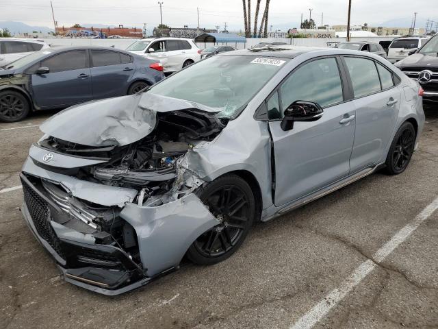 TOYOTA COROLLA SE 2021 with VIN 5YFS4MCE1MP072381 - Photo from auction