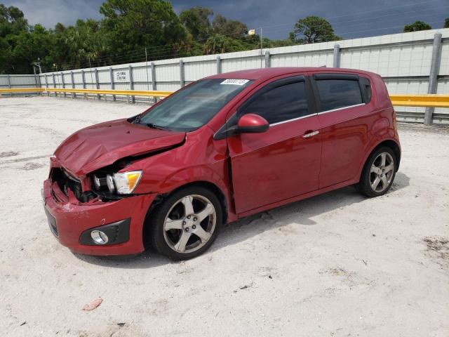CHEVROLET SONIC LTZ 2012 with VIN 1G1JE6SH9C4215197 - Photo from auction