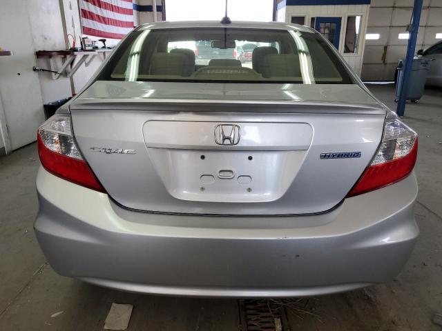 Photo 6 from auction – 2012 HONDA CIVIC HYBR with VIN JHMFB4F34CS010552