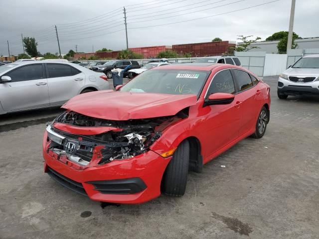 HONDA CIVIC EX 2018 مع رقم تعريف المركبة 2HGFC2F76JH570147 - صورة من المزاد