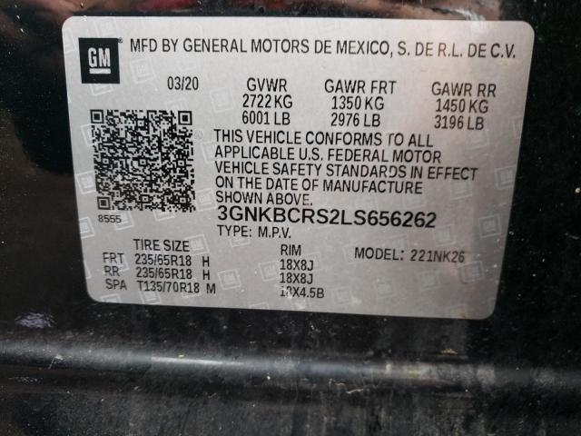 Photo 14 from auction – 2020 CHEVROLET BLAZER 2LT with VIN 3GNKBCRS2LS656262