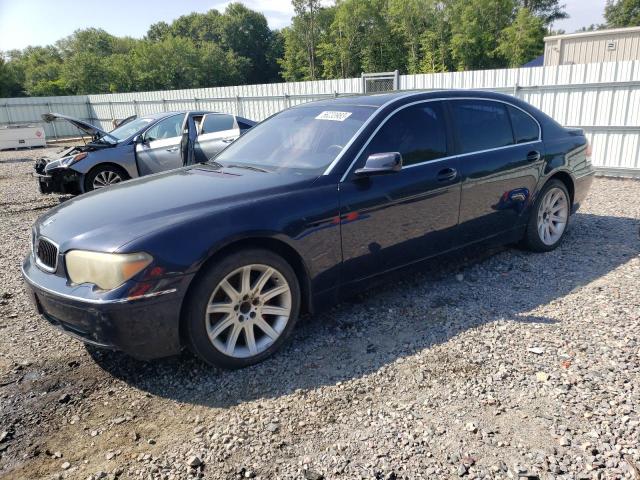 BMW 745 LI 2005 with VIN WBAGN63555DS60420 - Photo from auction