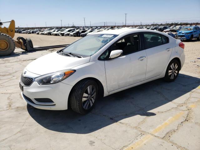 KIA FORTE LX 2014 with VIN KNAFX4A63E5079834 - Photo from auction