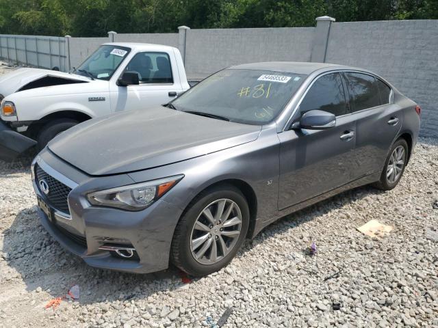 INFINITI Q50 BASE 2015 with VIN JN1BV7AR6FM390333 - Photo from auction