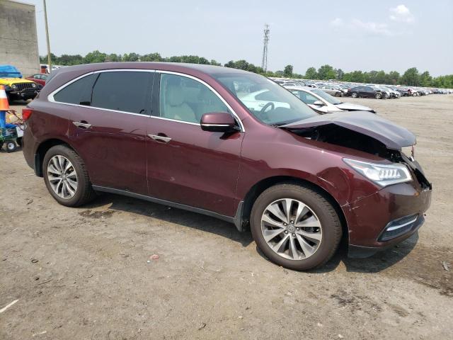 Photo 4 from auction – 2016 ACURA MDX TECHNO with VIN 5FRYD4H40GB023763