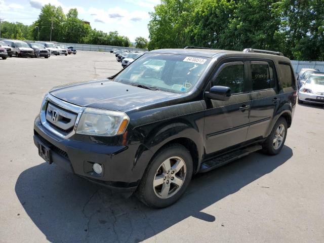 HONDA PILOT EXLN 2011 with VIN 5FNYF4H70BB103708 - Photo from auction