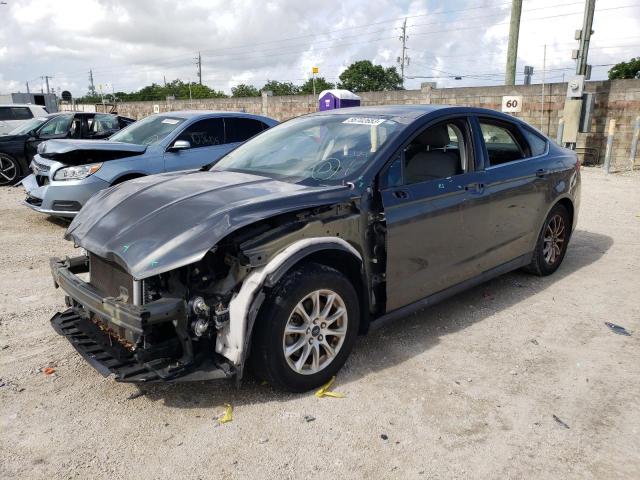 FORD FUSION S 2015 with VIN 3FA6P0G70FR187568 - Photo from auction