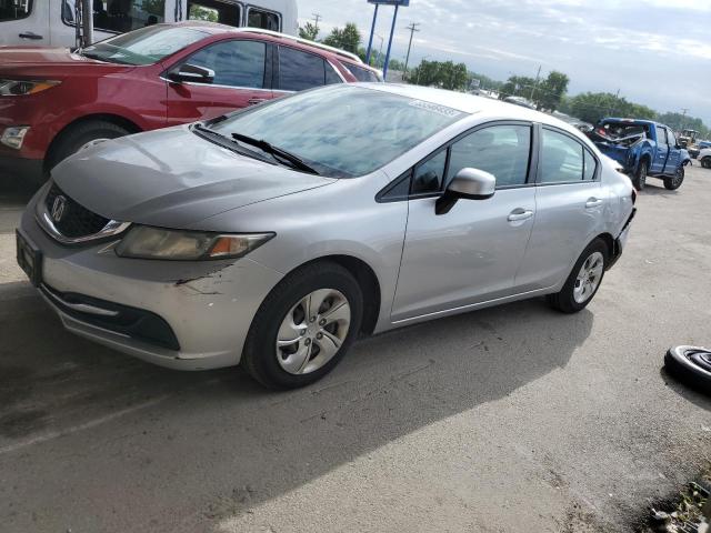 HONDA CIVIC LX 2013 with VIN 19XFB2F51DE056223 - Photo from auction