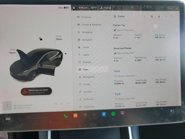 Photo 9 from auction – 2018 TESLA MODEL 3 with VIN 5YJ3E1EA5JF057867