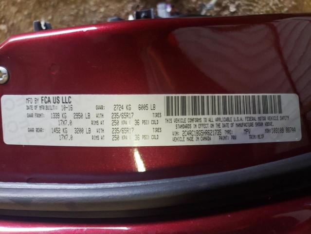 Photo 14 from auction – 2017 CHRYSLER PACIFICA T with VIN 2C4RC1BG5HR621735