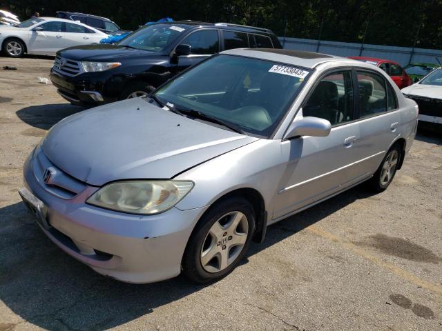 HONDA CIVIC EX 2004 with VIN 2HGES26804H553940 - Photo from auction