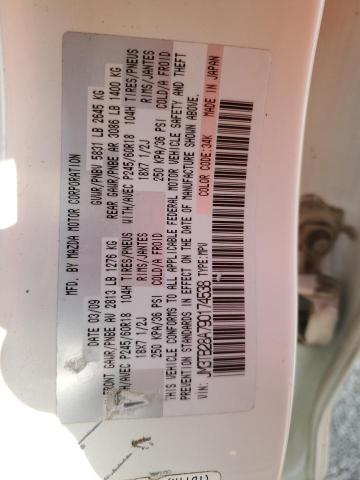 Photo 14 from auction – 2009 MAZDA CX-9 with VIN JM3TB28A790174538