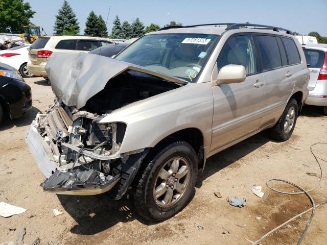 TOYOTA HIGHLANDER 2005 with VIN JTEHD21A350039243 - Photo from auction