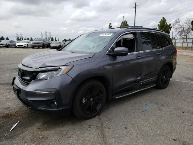 HONDA PILOT SE 2021 with VIN 5FNYF5H2XMB047824 - Photo from auction