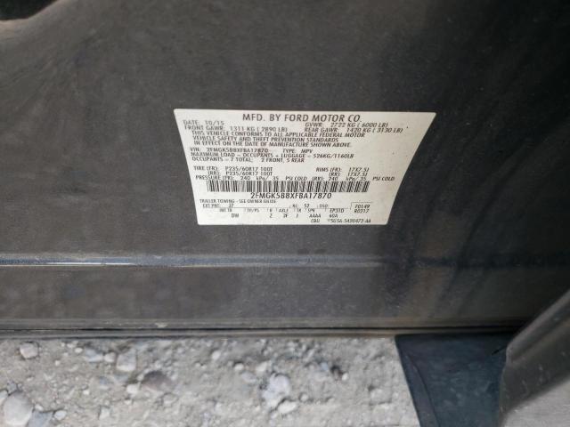 Photo 14 from auction – 2015 FORD FLEX SE with VIN 2FMGK5B8XFBA17870