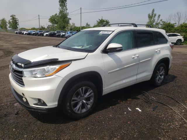 TOYOTA HIGHLANDER 2016 with VIN 5TDBKRFH6GS307670 - Photo from auction