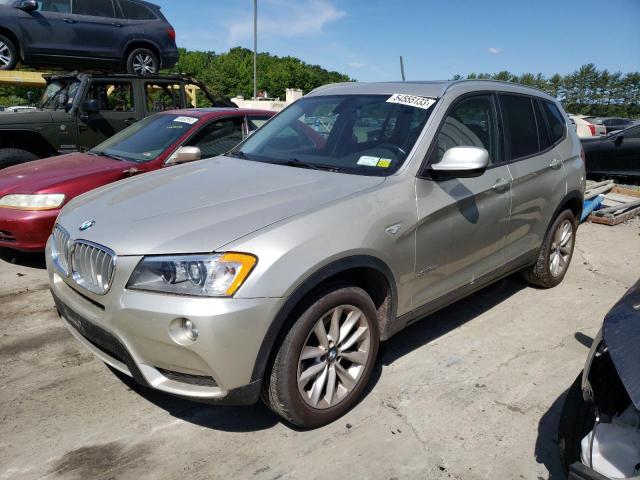BMW X3 XDRIVE2 2013 with VIN 5UXWX9C52D0D02754 - Photo from auction