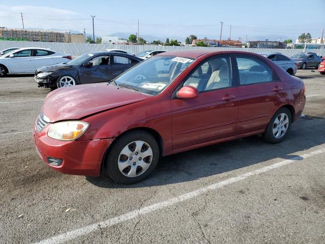 KIA SPECTRA EX 2009 with VIN KNAFE221195633360 - Photo from auction