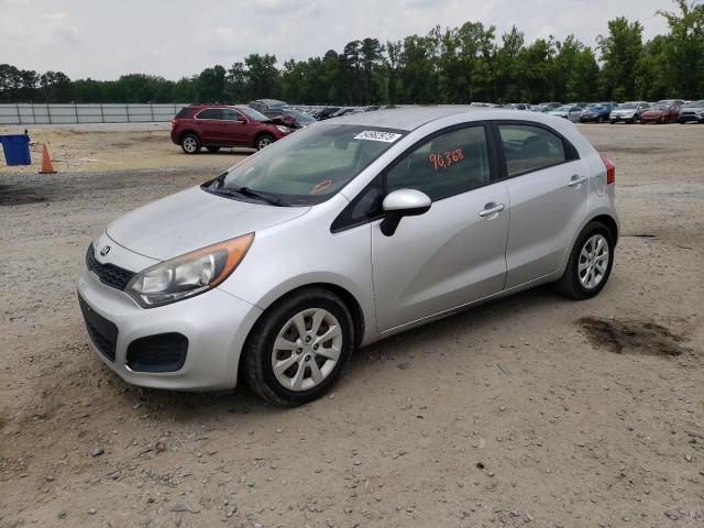 KIA RIO LX 2014 with VIN KNADM5A39E6346402 - Photo from auction