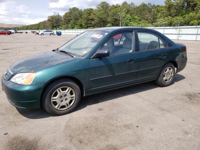 HONDA CIVIC DX 2001 with VIN 1HGES16271L027292 - Photo from auction