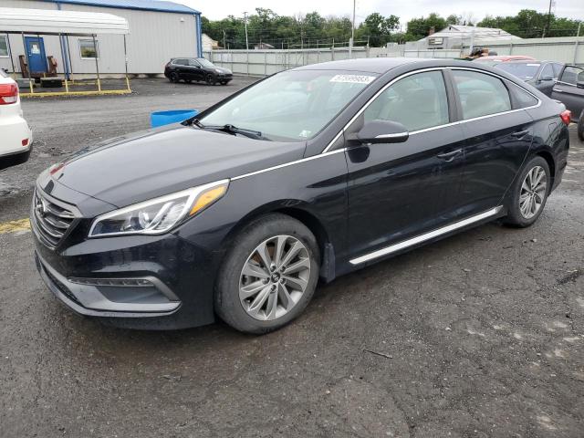 HYUNDAI SONATA SPO 2017 with VIN 5NPE34AF0HH446557 - Photo from auction