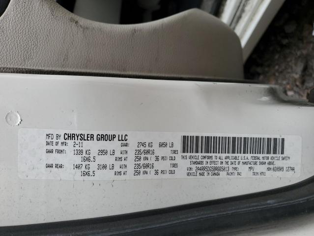 Photo 14 from auction – 2011 CHRYSLER TOWN & COU with VIN 2A4RR5DG5BR665013
