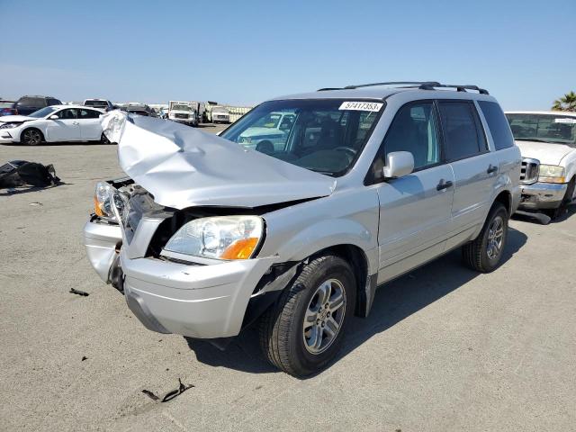 HONDA PILOT EX 2005 with VIN 2HKYF18425H541589 - Photo from auction