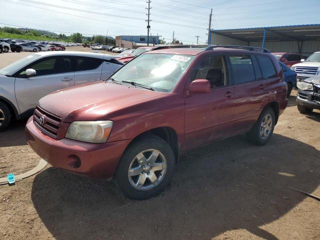 TOYOTA HIGHLANDER 2004 with VIN JTEEP21A740033728 - Photo from auction
