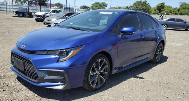 TOYOTA COROLLA SE 2022 with VIN 5YFS4MCE2NP113571 - Photo from auction