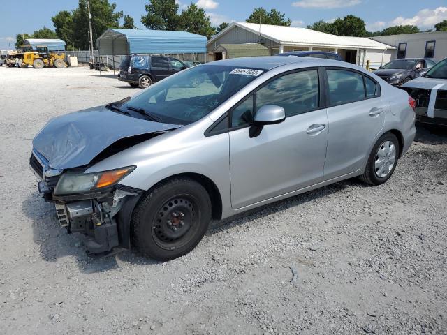 HONDA CIVIC LX 2012 with VIN 19XFB2F50CE352462 - Photo from auction