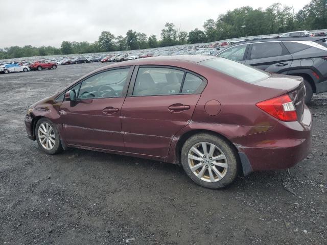 Photo 2 from auction – 2012 HONDA CIVIC EX with VIN 19XFB2F88CE332485