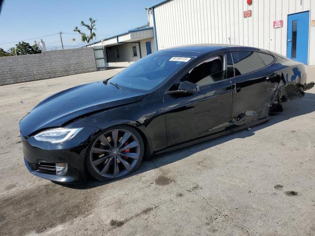 TESLA MODEL S 2016 with VIN 5YJSA1E42GF159962 - Photo from auction