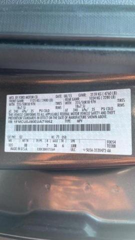 Photo 10 from auction – 2014 FORD ESCAPE TIT with VIN 1FMCU0J90EUA71662