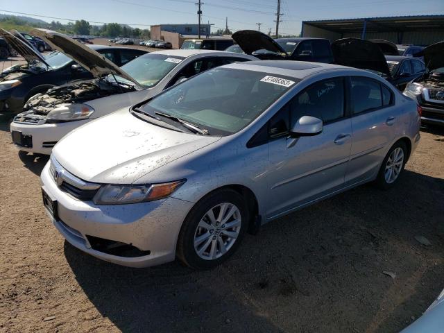 HONDA CIVIC EXL 2012 with VIN 2HGFB2F90CH550984 - Photo from auction