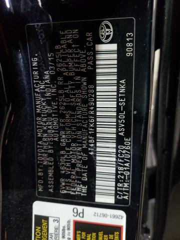 Photo 14 from auction – 2015 TOYOTA CAMRY LE with VIN 4T4BF1FK6FR490288