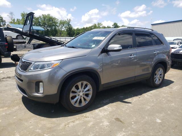 KIA SORENTO EX 2015 with VIN 5XYKU4A70FG565836 - Photo from auction