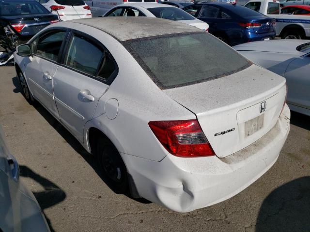 Photo 2 from auction – 2012 HONDA CIVIC EX with VIN 19XFB2F85CE326448