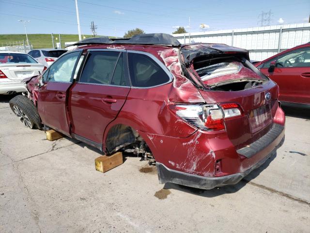 Photo 2 from auction – 2016 SUBARU OUTBACK 3. with VIN 4S4BSENC8G3225189