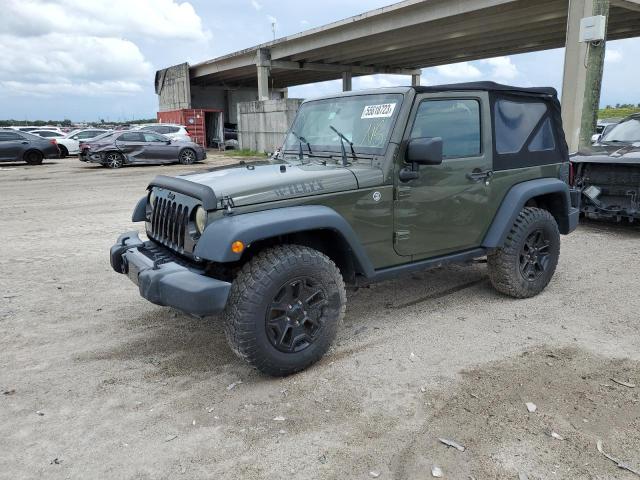 JEEP WRANGLER S 2015 with VIN 1C4GJWAG0FL768465 - Photo from auction