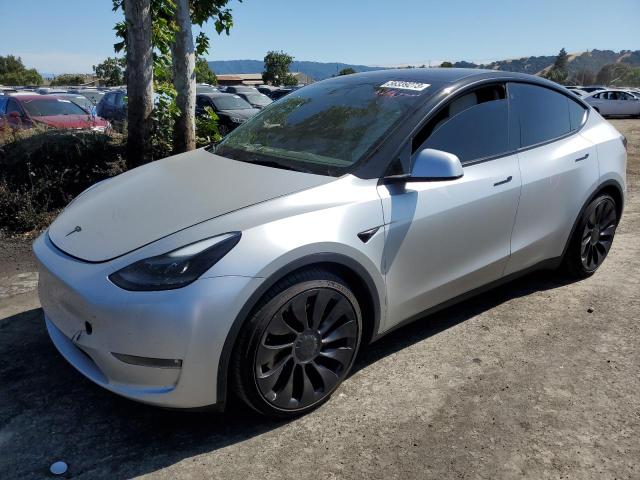 TESLA MODEL Y 2022 с VIN 7SAYGDEF6NF389824 - Снимка от търг