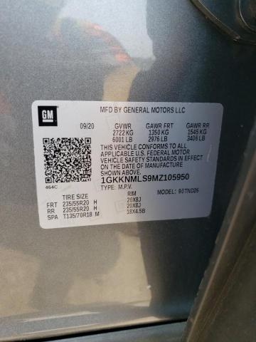 Photo 14 from auction – 2021 GMC ACADIA SLT with VIN 1GKKNMLS9MZ105950