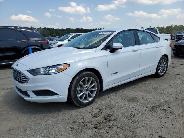 FORD FUSION SE 2017 with VIN 3FA6P0LU5HR385450 - Photo from auction