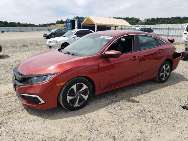 HONDA CIVIC LX 2020 with VIN 19XFC2F67LE203178 - Photo from auction