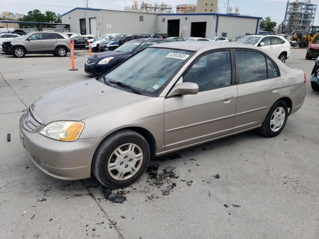 HONDA CIVIC LX 2002 with VIN 2HGES16542H564582 - Photo from auction