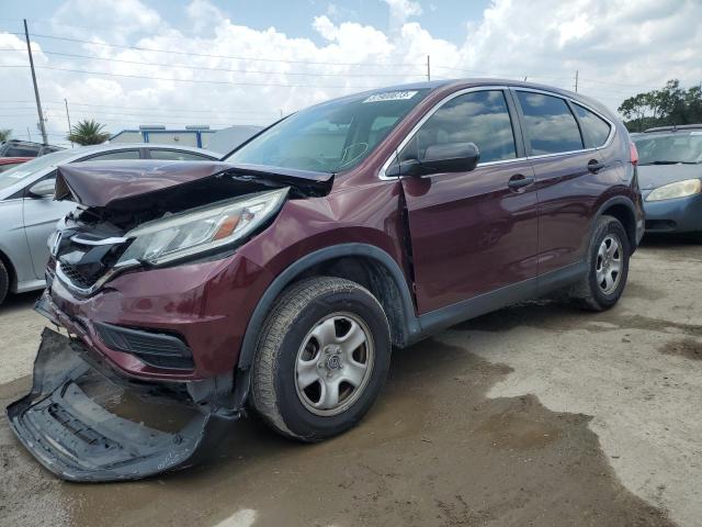HONDA CR-V LX 2015 with VIN 5J6RM3H30FL013716 - Photo from auction