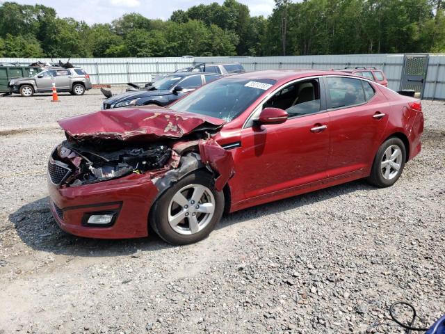 KIA OPTIMA LX 2014 with VIN 5XXGM4A74EG285331 - Photo from auction