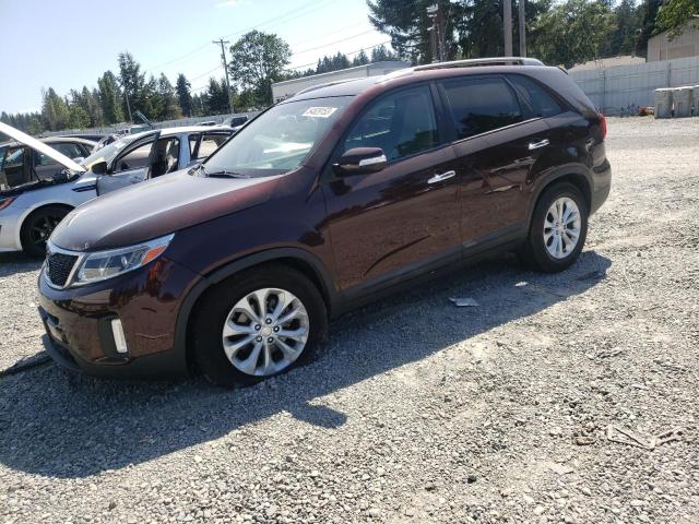 KIA SORENTO EX 2015 with VIN 5XYKU4A73FG647334 - Photo from auction