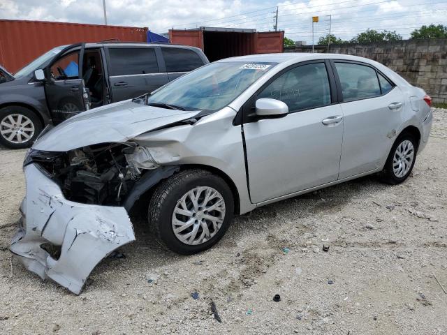 TOYOTA COROLLA L 2018 with VIN 5YFBURHE9JP833644 - Photo from auction