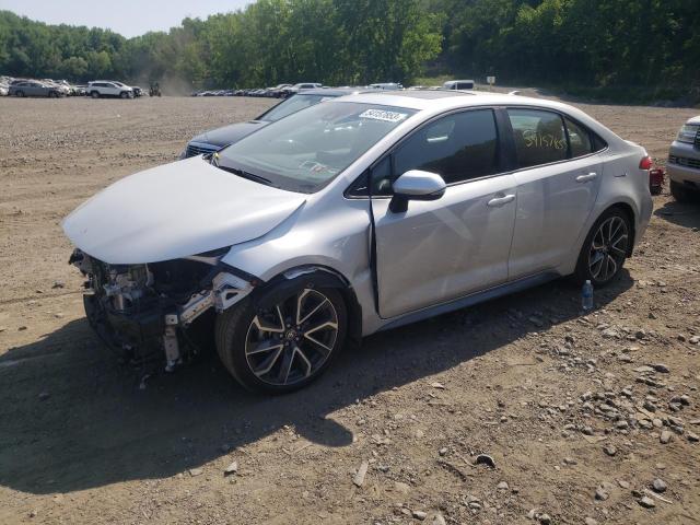 TOYOTA COROLLA SE 2022 with VIN 5YFM4MCE8NP133218 - Photo from auction